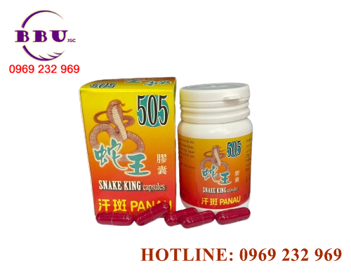 Giảm ngay các vấn đề ngứa với Snake King Capsule 505
